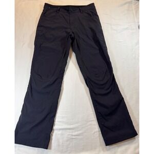 Orvis Classic Collection Men Fleece Lined Pants 34x32 Navy Nylon Spandex Cargo